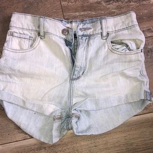 Garage retro high waist small Jean shorts